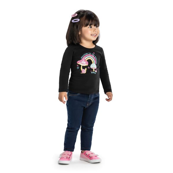 Blusinha Infantil Menina Elian Estampada 231897