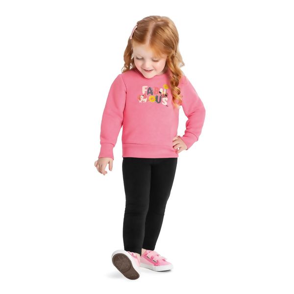 Conjunto Infantil Menina Blusa Fabulous e Calça Flanelado Elian 231947