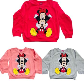 Blusão Cativa Disney Minnie Mickey Flanelado Menina Lindo  10758