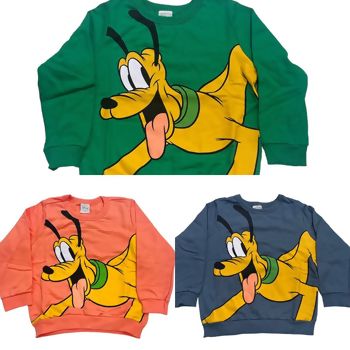 Blusão Cativa Disney Flanelado Pluto Punho Menino 100% Algodão