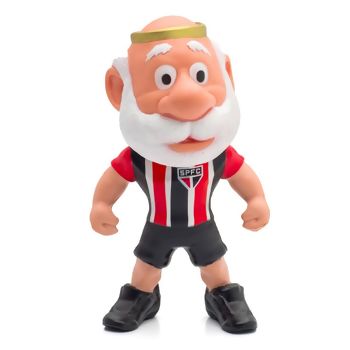 Mascote Futebol Boneco São Paulo Fc - Camisa 2 listrada - Oficial Santo Paulo Campeão de Tudo